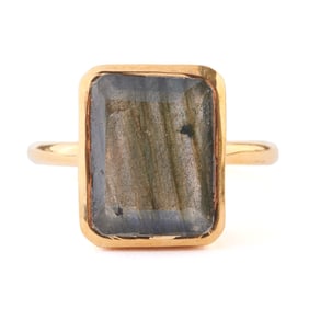 Labradorite, Vermeil Ring.
