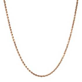 14k Yellow Gold Neck Chain.