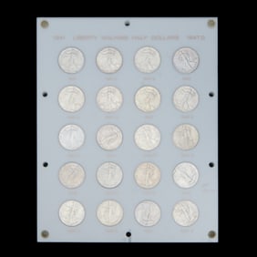 US Liberty Walking Half Dollars 1941-1947 -BU Condition