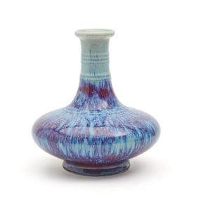 Chinese Flambe Glazed Vase