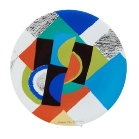 Sonia Delaunay "Rythmes Circulaires" Porcelain Charger