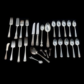 Assorted Sterling Silver Flatware Incl Kirk Repousse