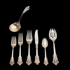 Wallace Grand Baroque Sterling Silver Flatware Set