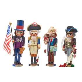 Four Steinbach Nutcrackers, Presidents and Inventor
