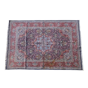 Modern Persian Tabriz Silk Carpet