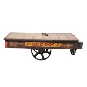 Red Dot Cigar Railway Advertising Cart