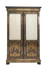 Napoleon III Brass Inlaid Bibliotheque
