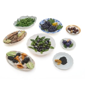 Christie Viennat Trompe-L'oeil Food Plates
