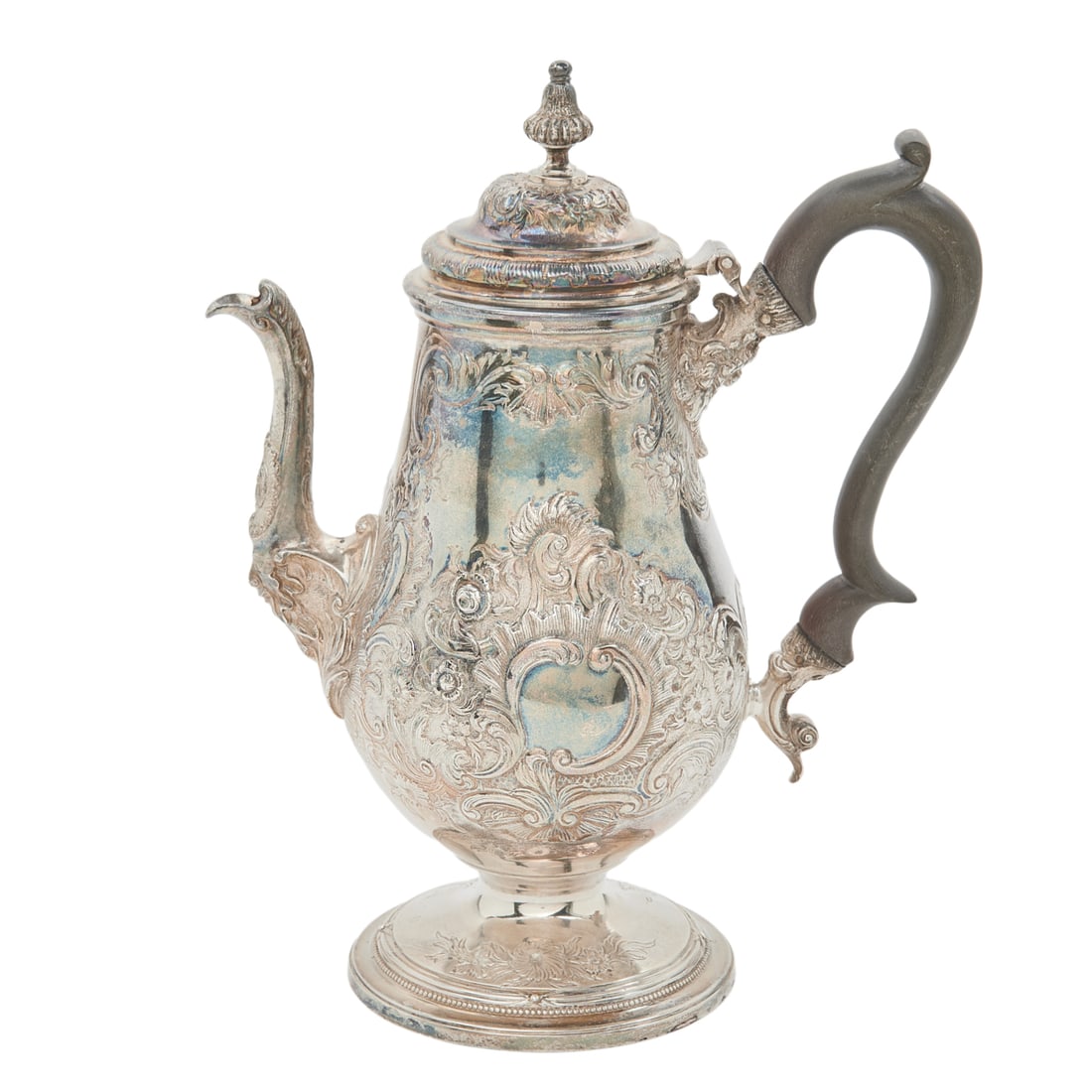 English George III Sterling Silver Coffee Pot (1 of 4)