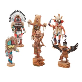 Six Kachina Dolls