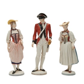 Three Nymphenburg Porcelain Figures