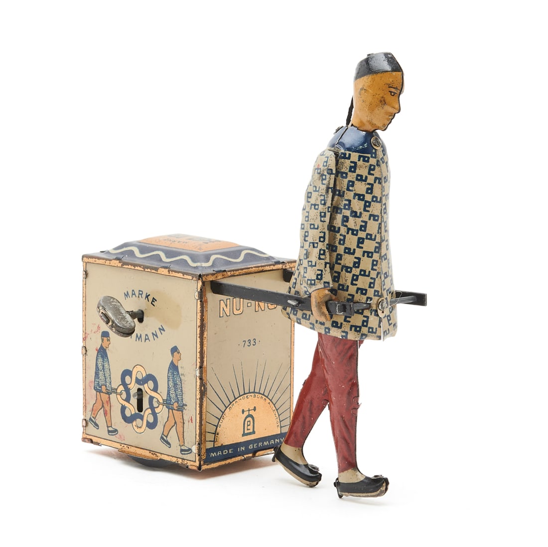 Antique Marke Lehmann "Nu-Nu" Tin Litho Wind-Up Toy (1 of 5)