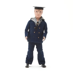 Antique Marke Lehmann "Dancing Sailor" Tin Wind-Up Toy
