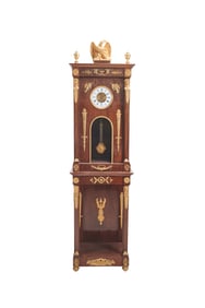 Empire Style Mahogany Regulateur Clock