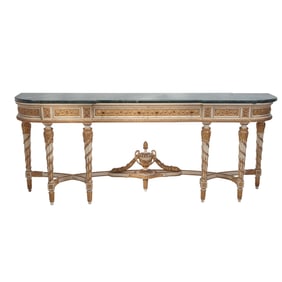 Louis XVI Style Console Table