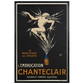 Framed Poster for LEmbrocation Chanteclair