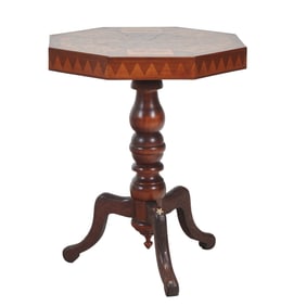 Italianate Octagonal Marquetry Top Table