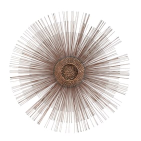 Mid Century Modern Curtis Jere Style Sunburst Sculpture