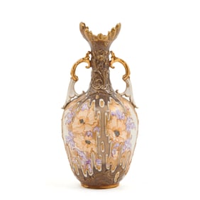 Art Nouveau Turn Teplitz Amphora RSTK Porcelain Vase