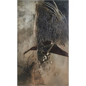 Murray Jones, Icarus, mixed media on masonite