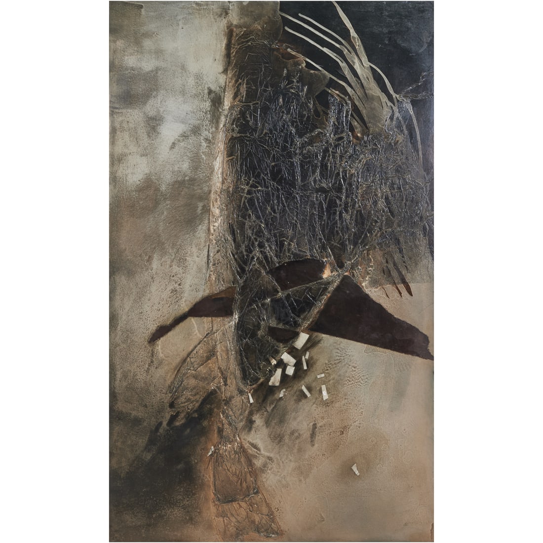 Murray Jones, Icarus, mixed media on masonite (1 of 4)
