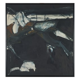 Morris Barazani, Abstract, oil on canvas
