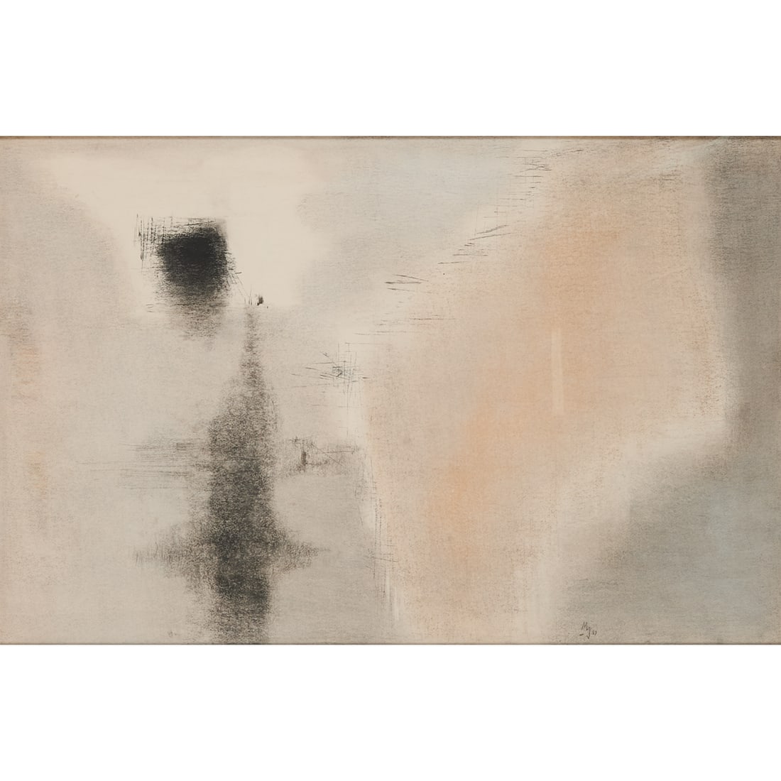 Murray Jones, Untitled, pastel on paper (1 of 4)