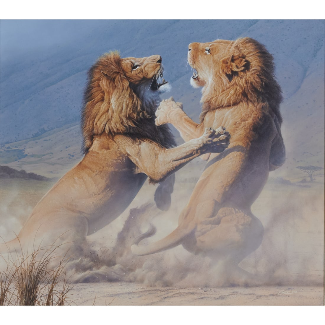 Daniel Smith, Mortal Combat, acrylic (1 of 4)