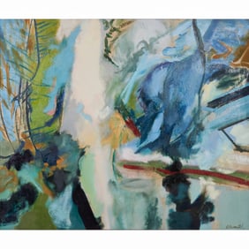 Ladislav Karousek, Jizera, oil on canvas