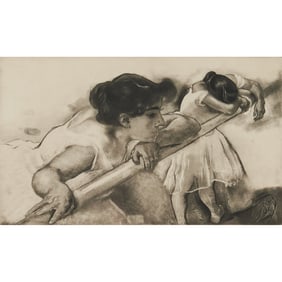 Louis Legrand, En Nage (Soaking Wet), etching