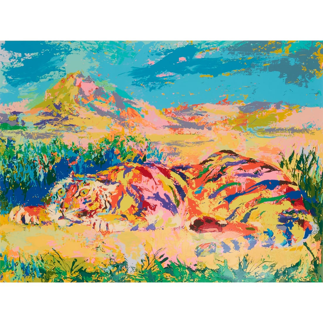 LeRoy Neiman, Delacroix's Tiger, silkscreen (1 of 5)