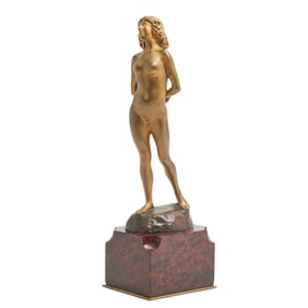 Joe Descomps, Nude, bronze