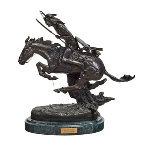 Frederic Remington, The Cheyenne, bronze