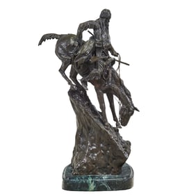 Frederic Remington, The Mountain Man, bronze