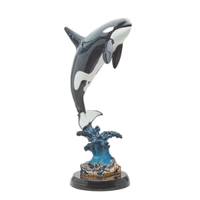 Robert Wyland, Orca, bronze