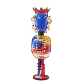 Fabio Tagliapietra, King of Hearts, glass sculpture