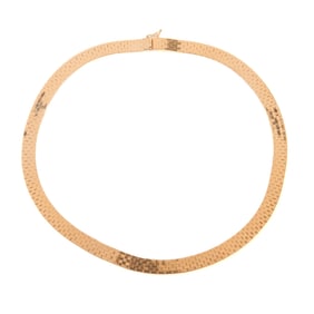 14k Yellow Gold Necklace.