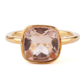 Morganite, Vermeil Ring.