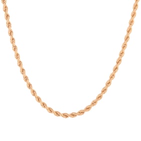 14k Yellow Gold Neck Chain.