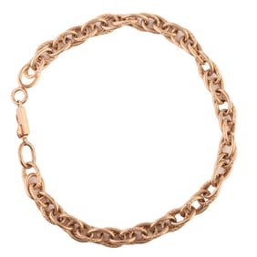 14k Yellow Gold Bracelet.
