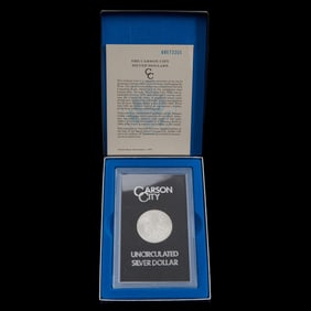US 1884 CC Morgan Dollar UNC with Box and COA
