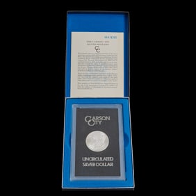 US 1884 CC Morgan Dollar UNC with Box and COA