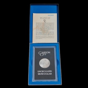 US 1883 CC Morgan Dollar UNC with Box and COA