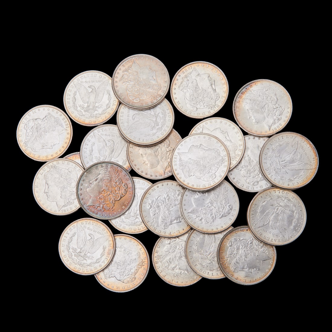 US Morgan Dollars 1888 (24), Uncirculated Condition (1 of 1)