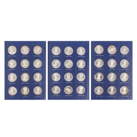 Presidents of USA One Ounce Each Sterling Silver (36)
