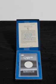 US 1881 (CC) Morgan Dollar GSA, COA, Uncirculated