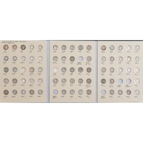 US Mercury Dimes 1916-1943 (S) in Coin Folder