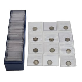 US Dimes Liberty Seated 1868-1891 & Barber 1892-1916