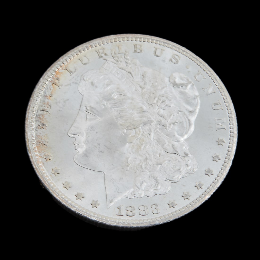 US Morgan Dollar 1883 (CC) Uncirculated Condition (1 of 2)
