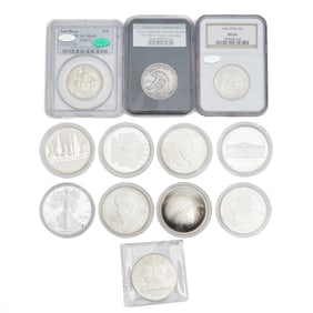 US Commemorative Modern Silver Dollars